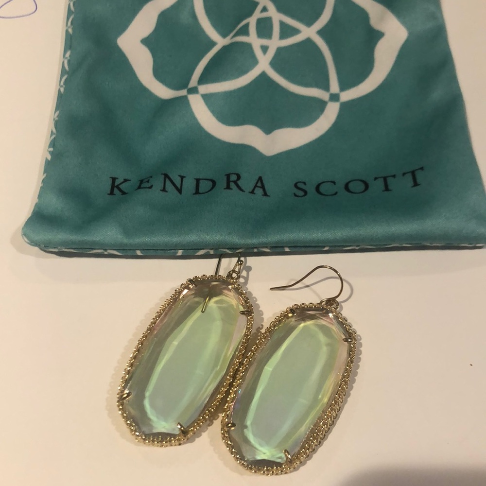 Kendra Scott Irridescent Gold Plate Earrings